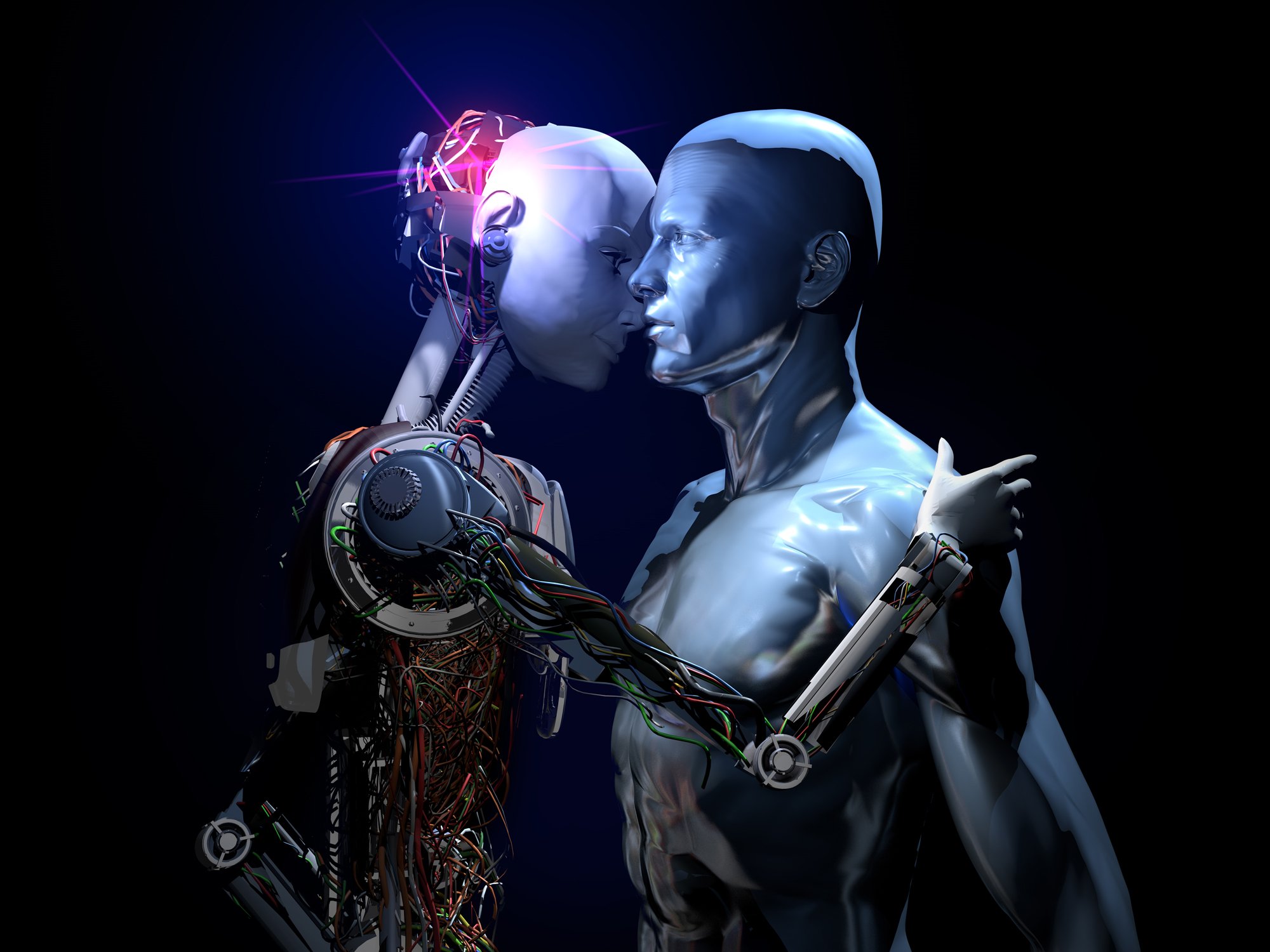 Robot threesome image