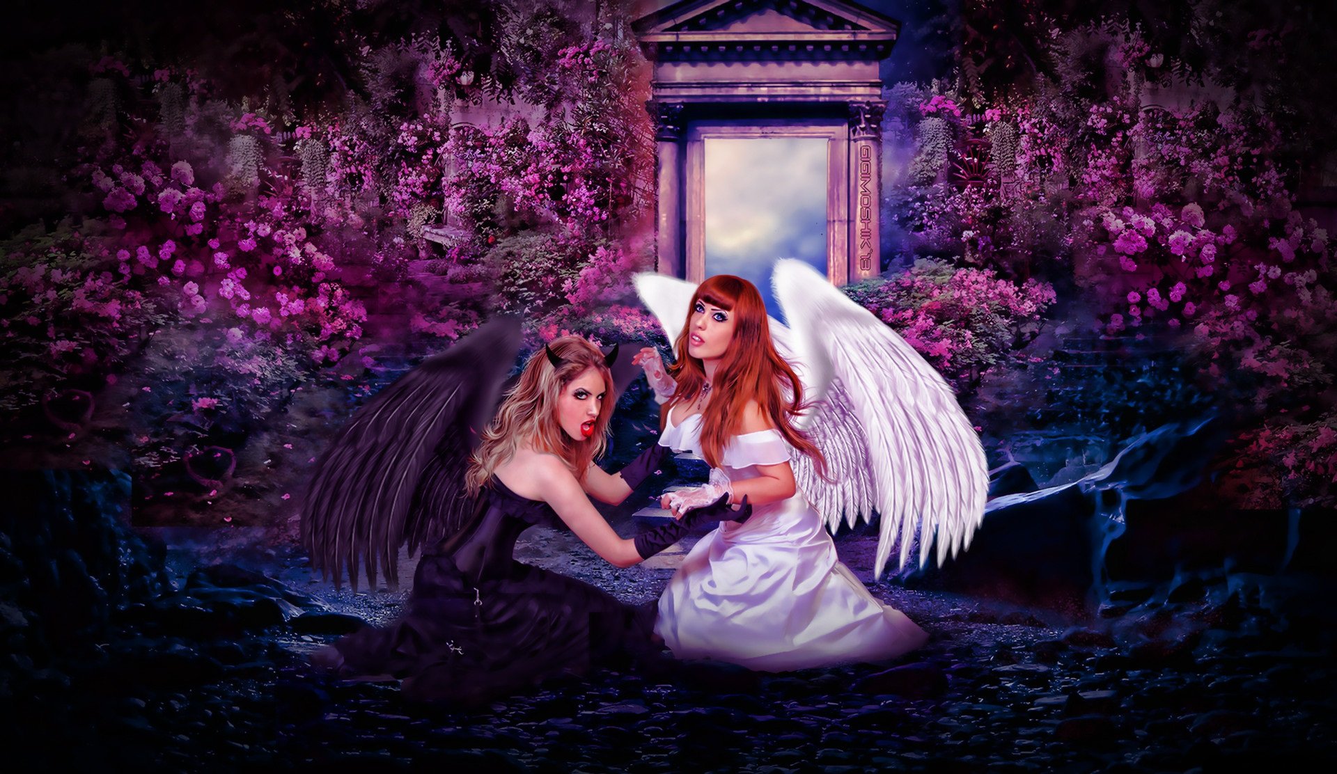 Фото Ангела И Демона Девушек