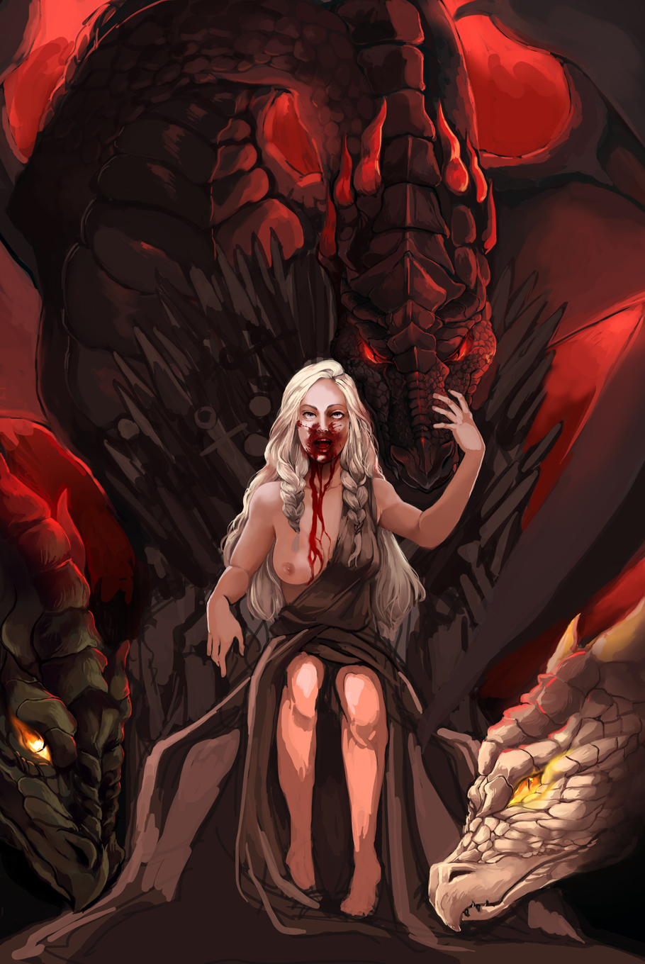 Ебет раком мать драконов из игры престолов