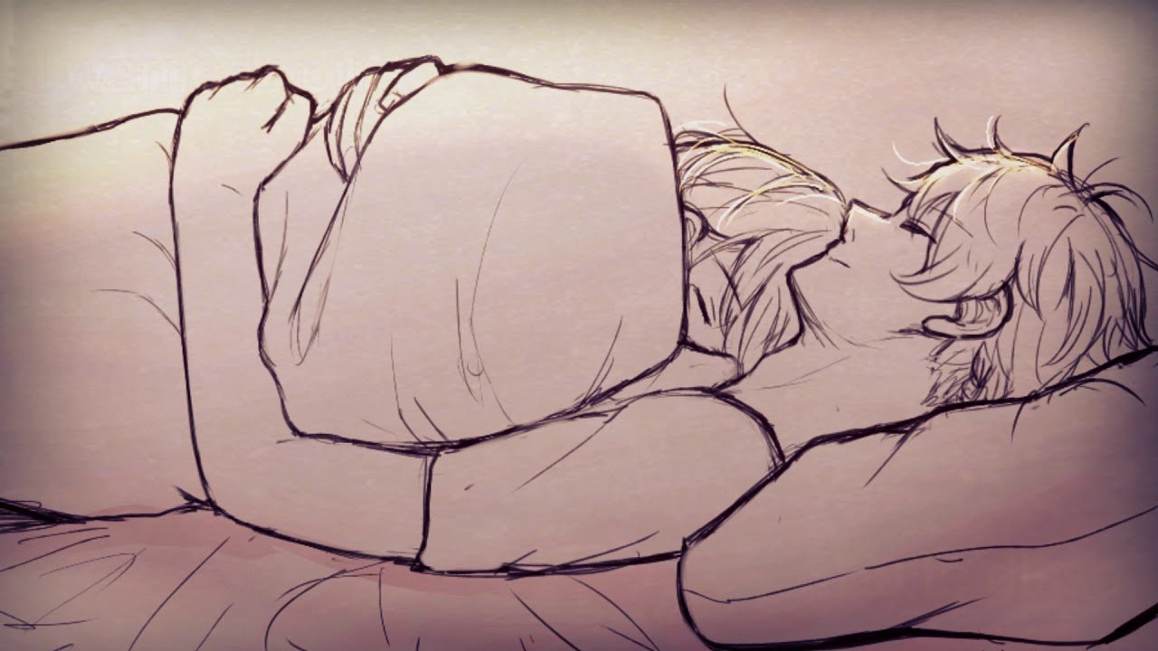 Нежный секс в постели молодой японской пары и оргазм телки с мохнаткой