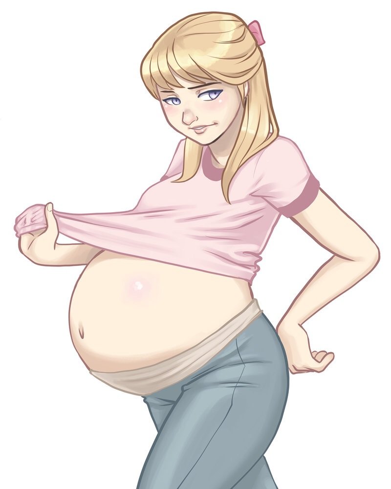 Pregnant belly expansion free porn image