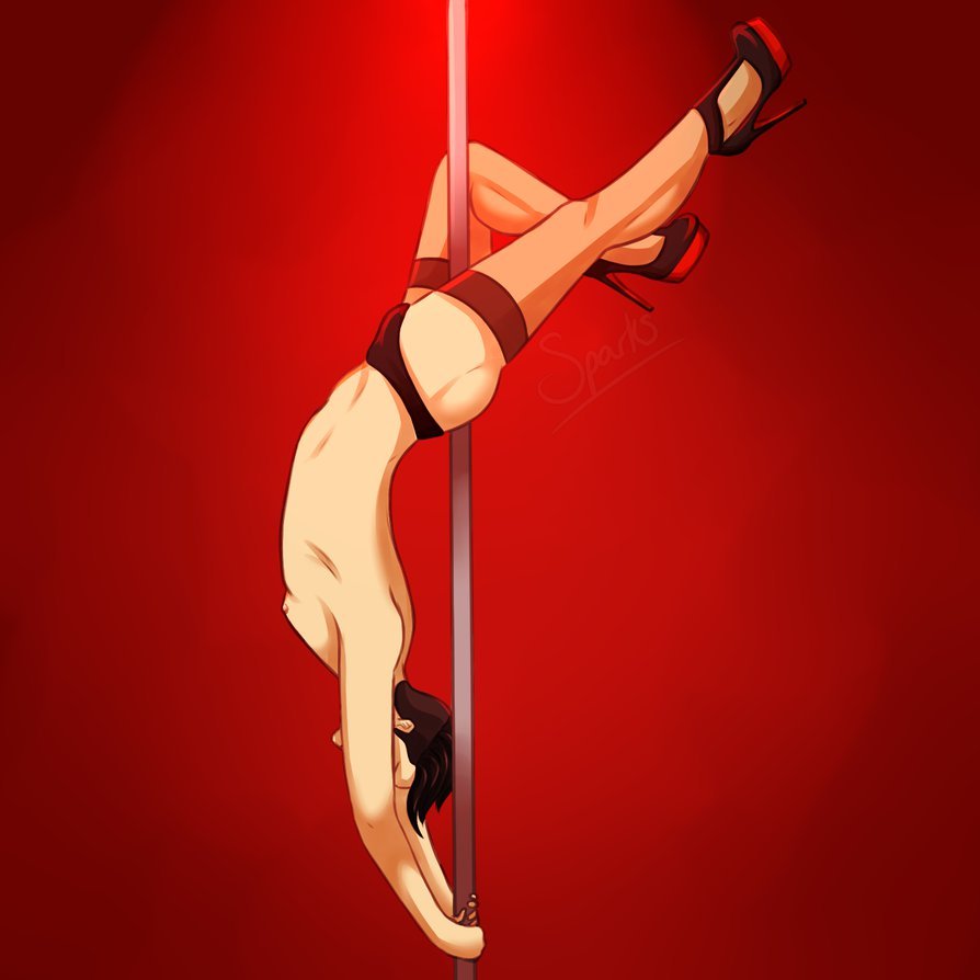 Daddy4k innocent pole dance turned into