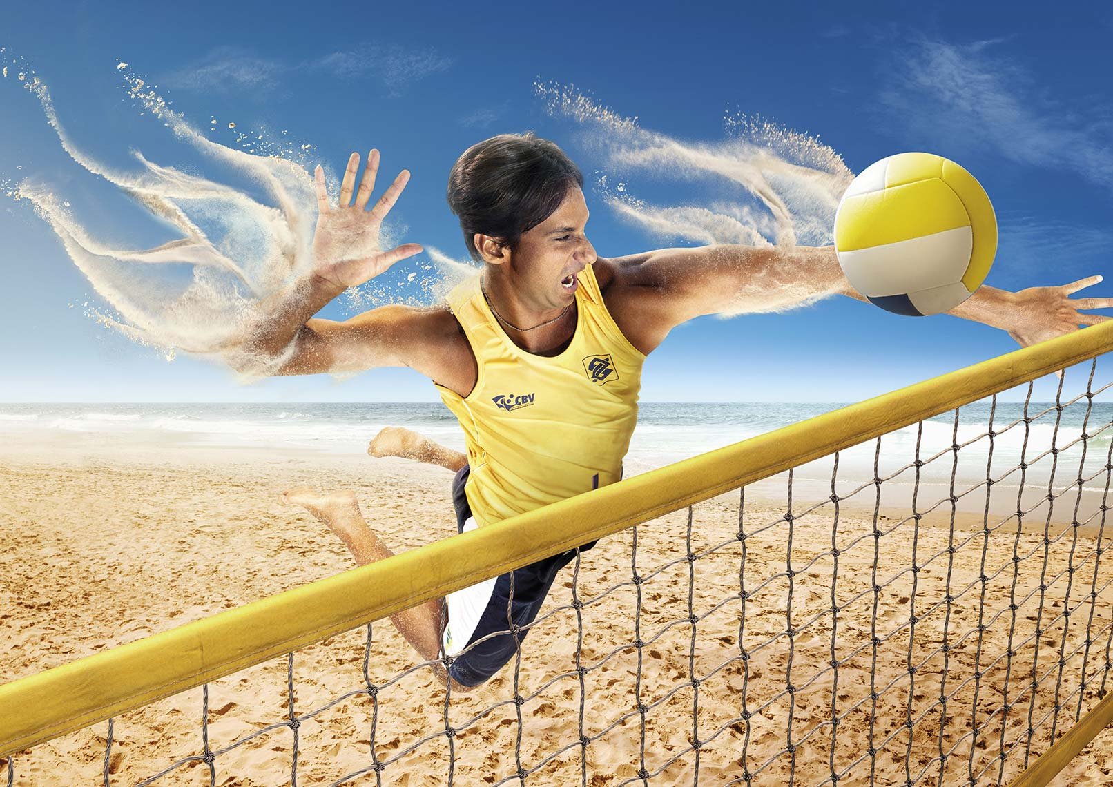 Volley ball player image