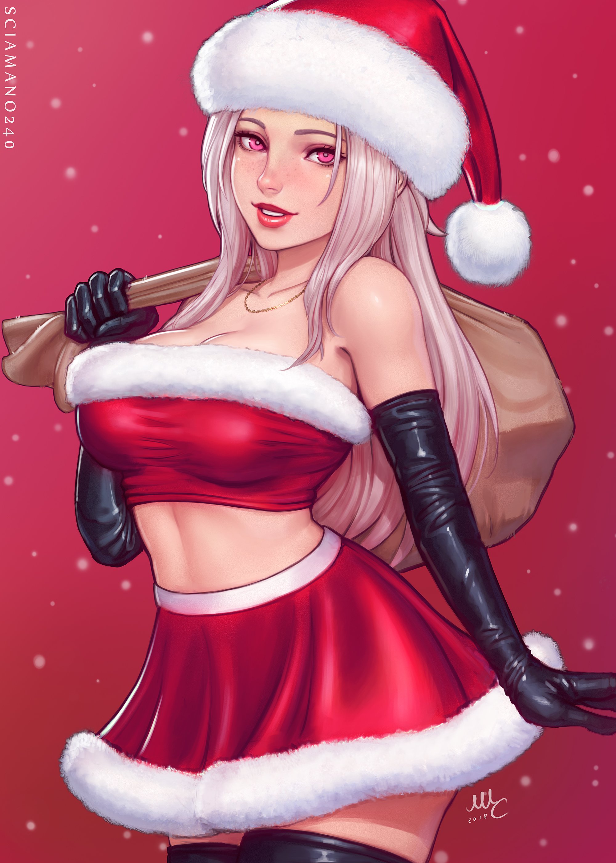 Big tit santa elf