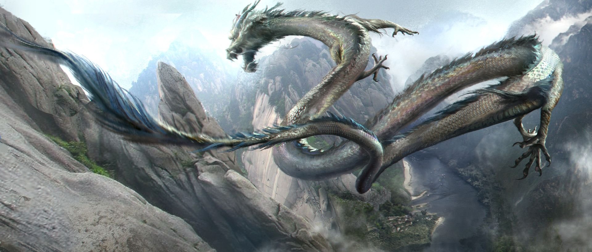 27 foot asian dragon