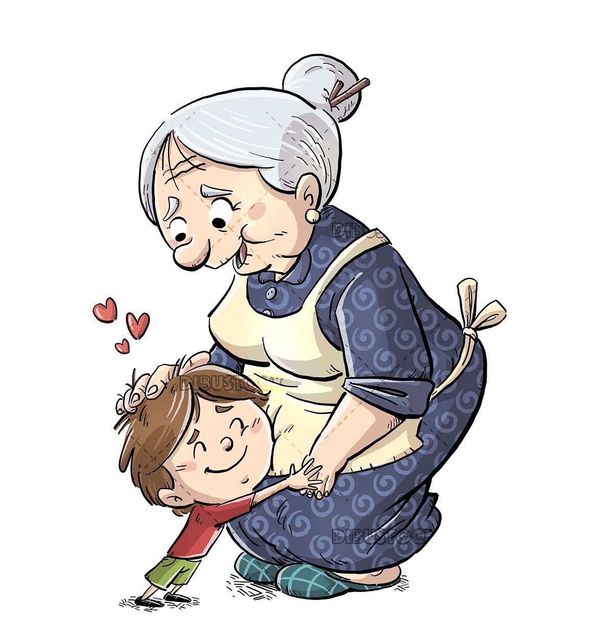 Бабка и негр во внуки ей годящийся 