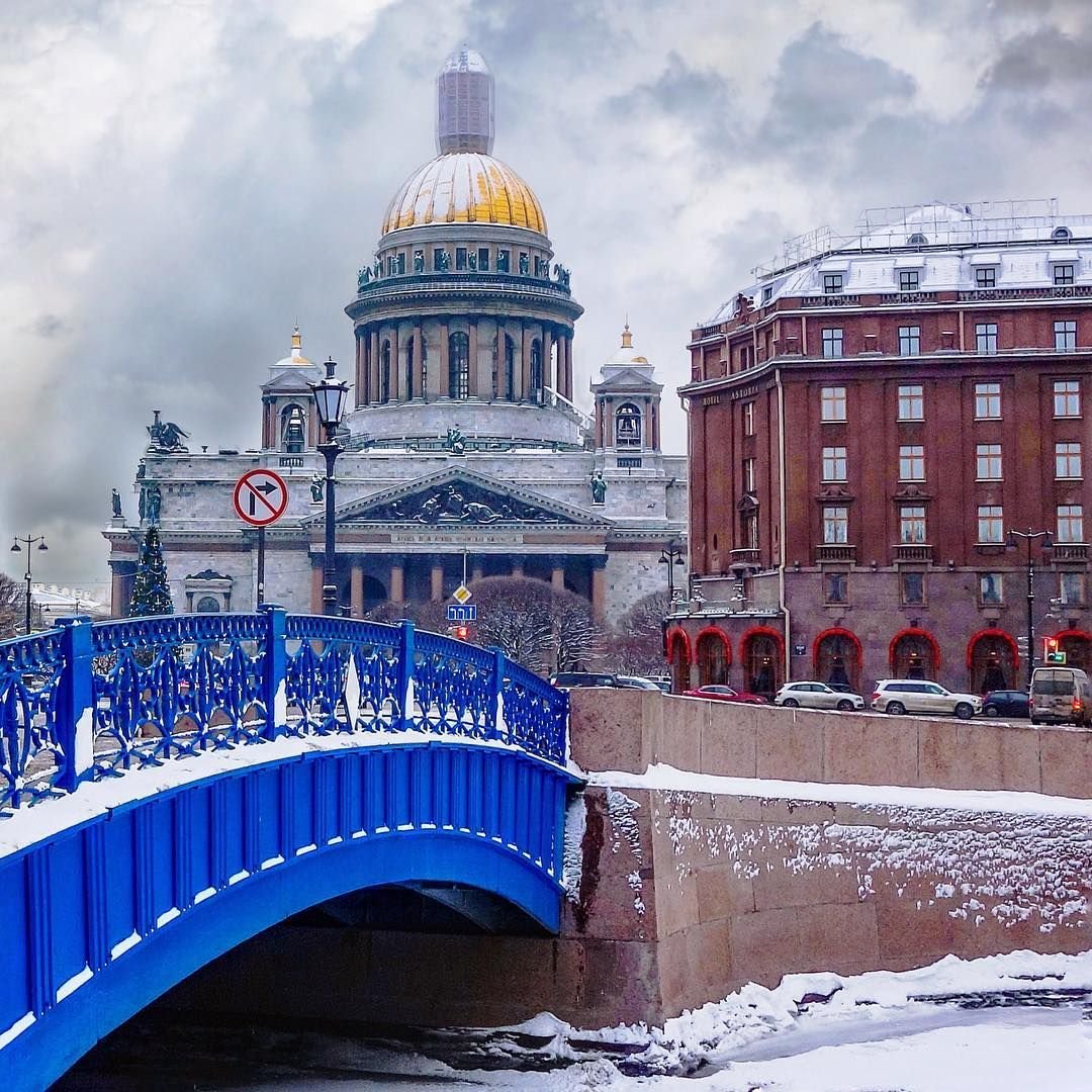 Синий мост Санкт-Петербург