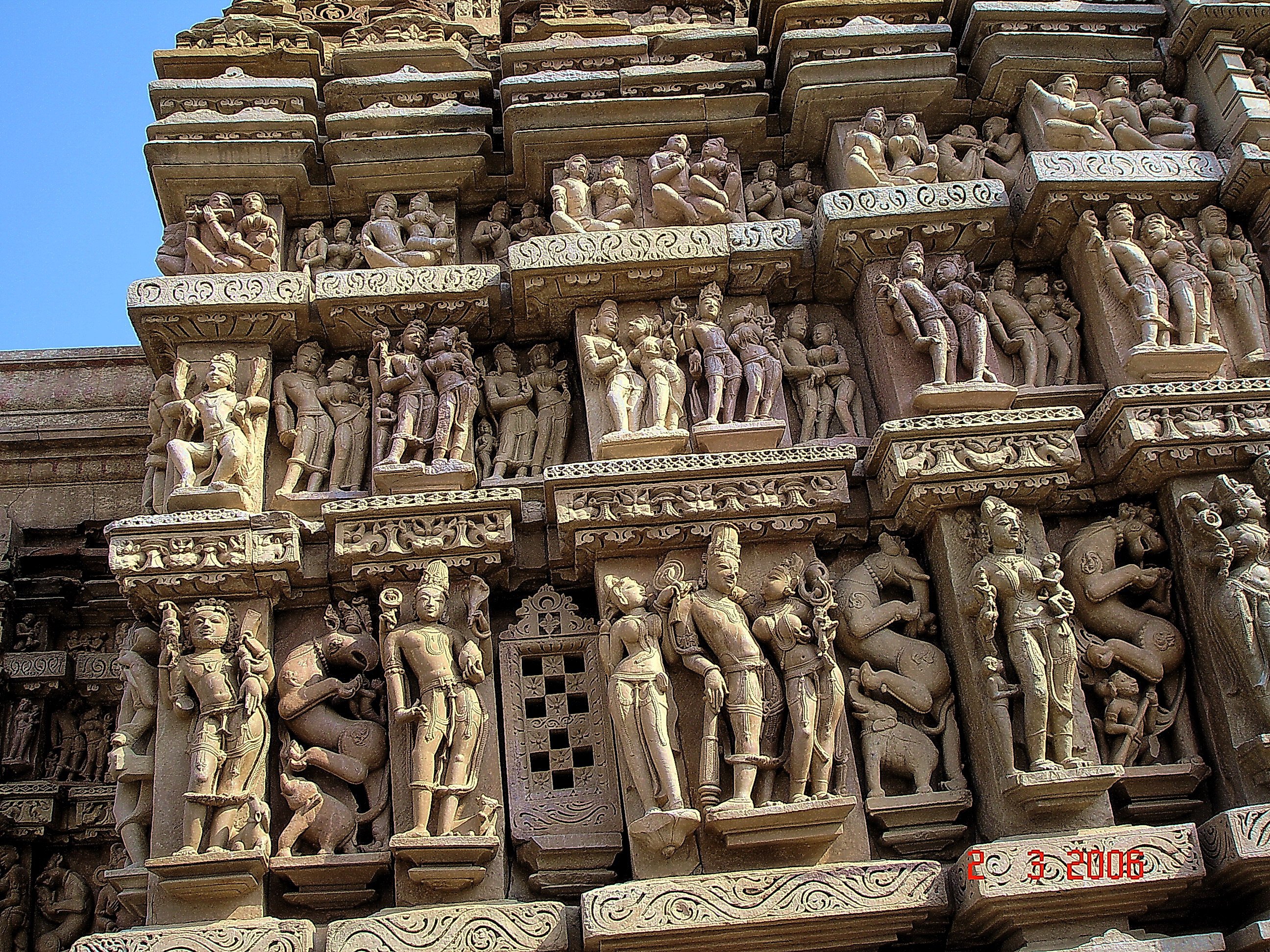 Индийский храм любви Каджурахо
