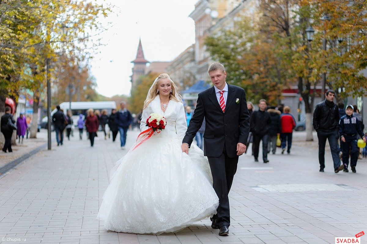Свадебная прогулка фотосессия Саратов