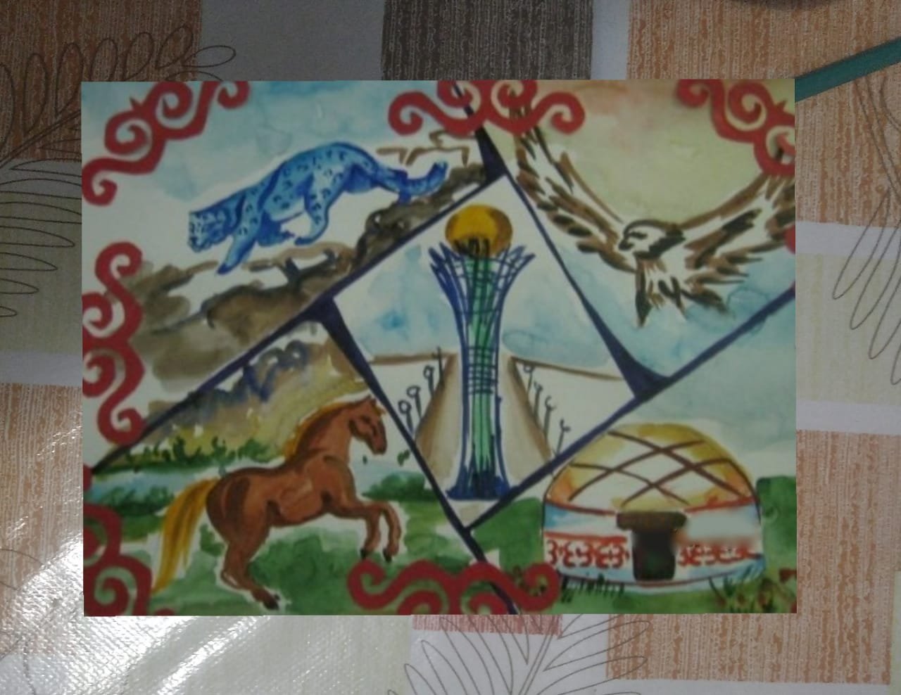 Рисунки на тему независимость Казахстана