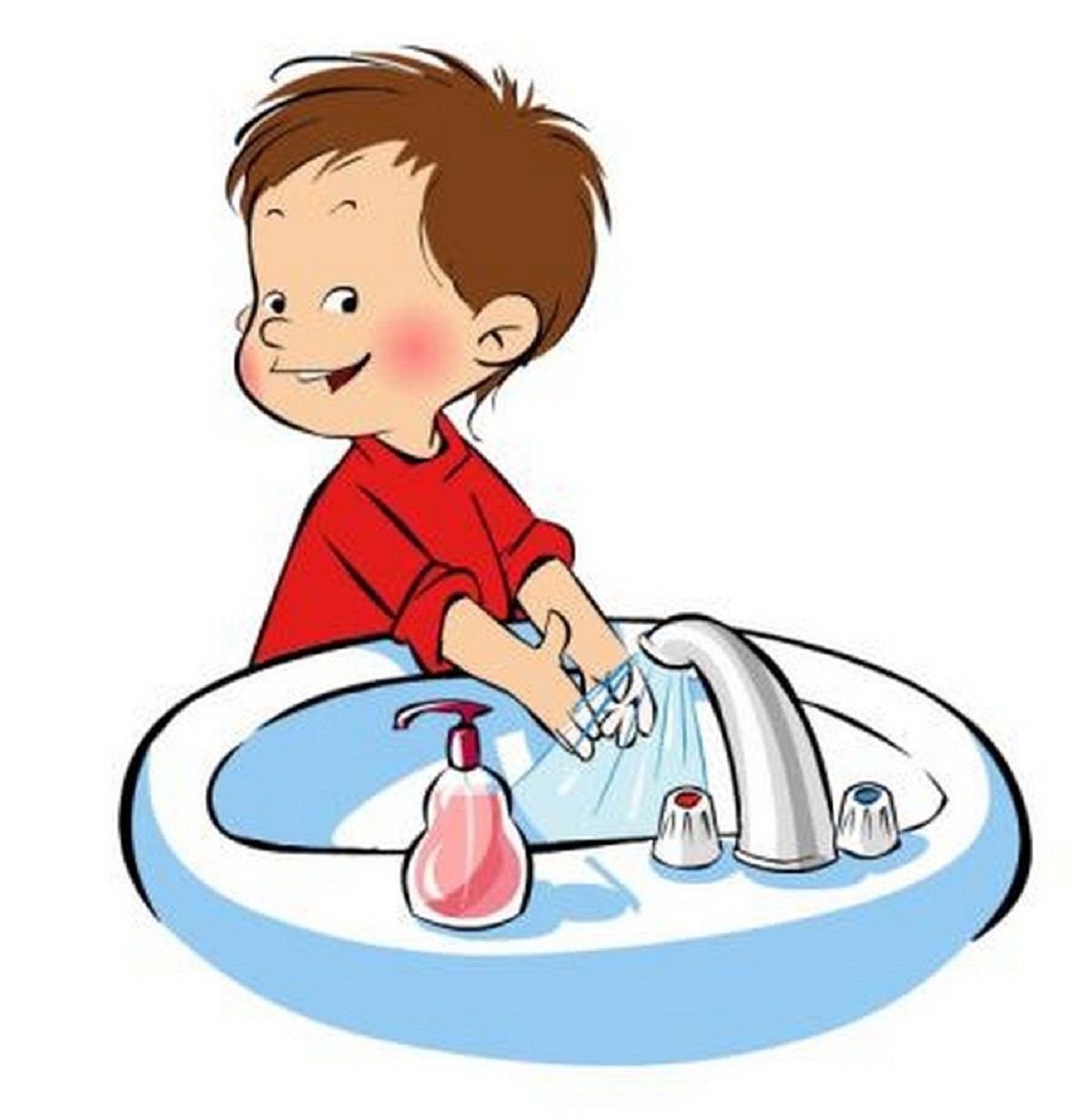 Мытье рук дети