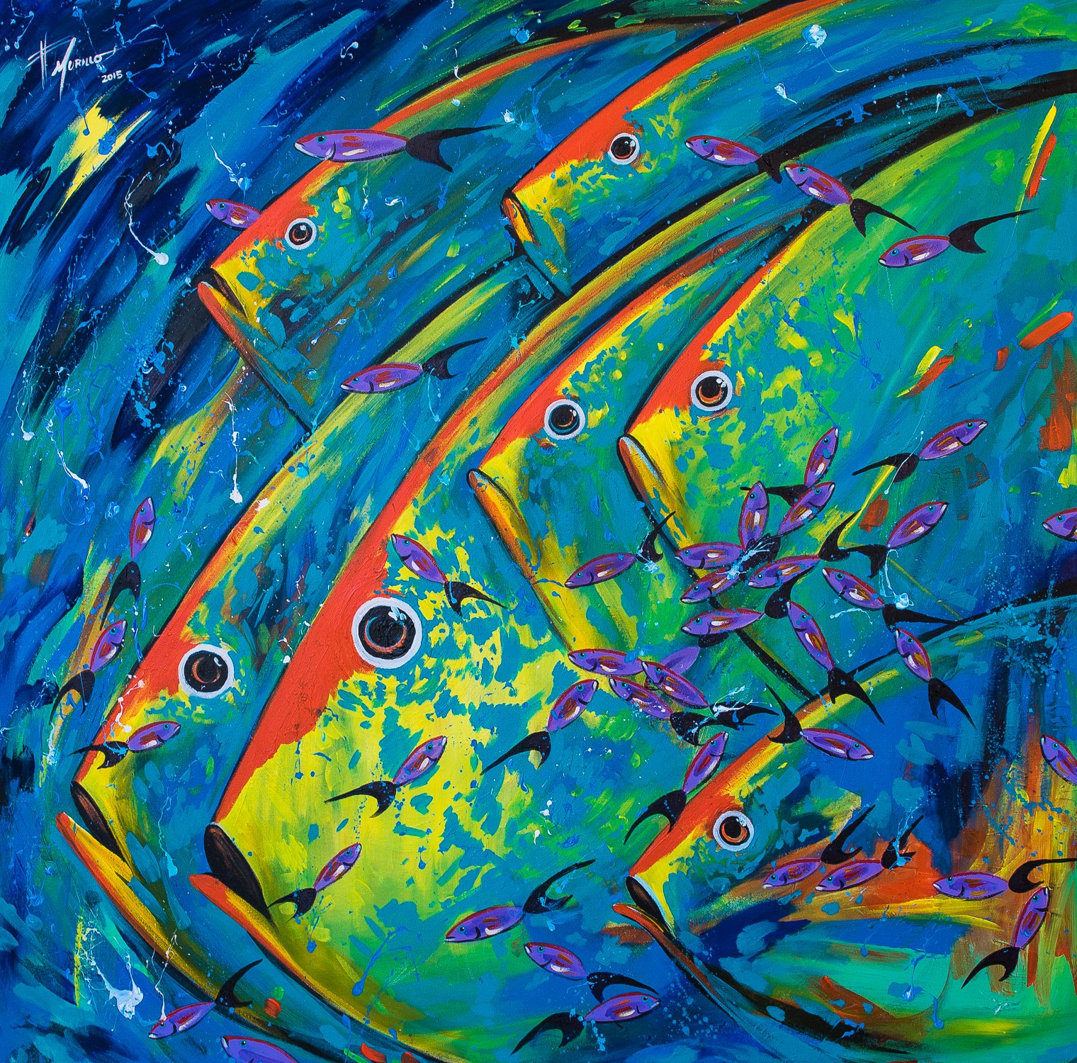 Полотно рыба. Рыбы живопись абстракция Felix Murillo. Абстракционизм в живописи. Абстрактные картины. Картины акрилом.