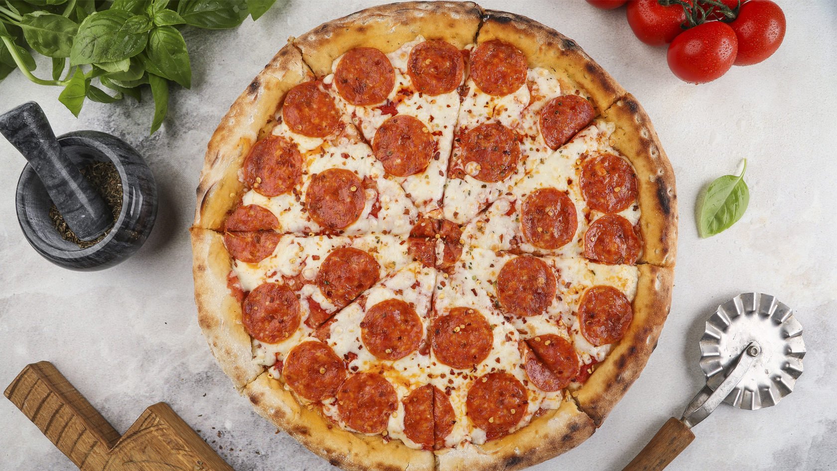 фотография пицца пепперони фото 109
