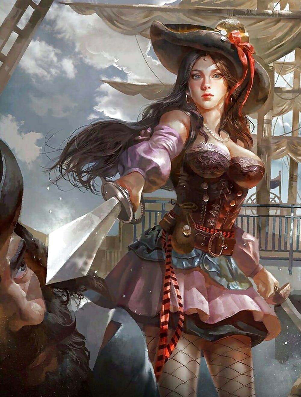 Пираты девушки арты.