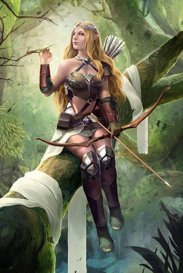Эльфийка-лучница ( Elf.