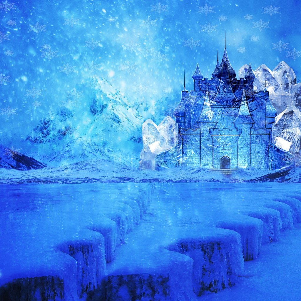 Ледяной дворец из снежной королевы