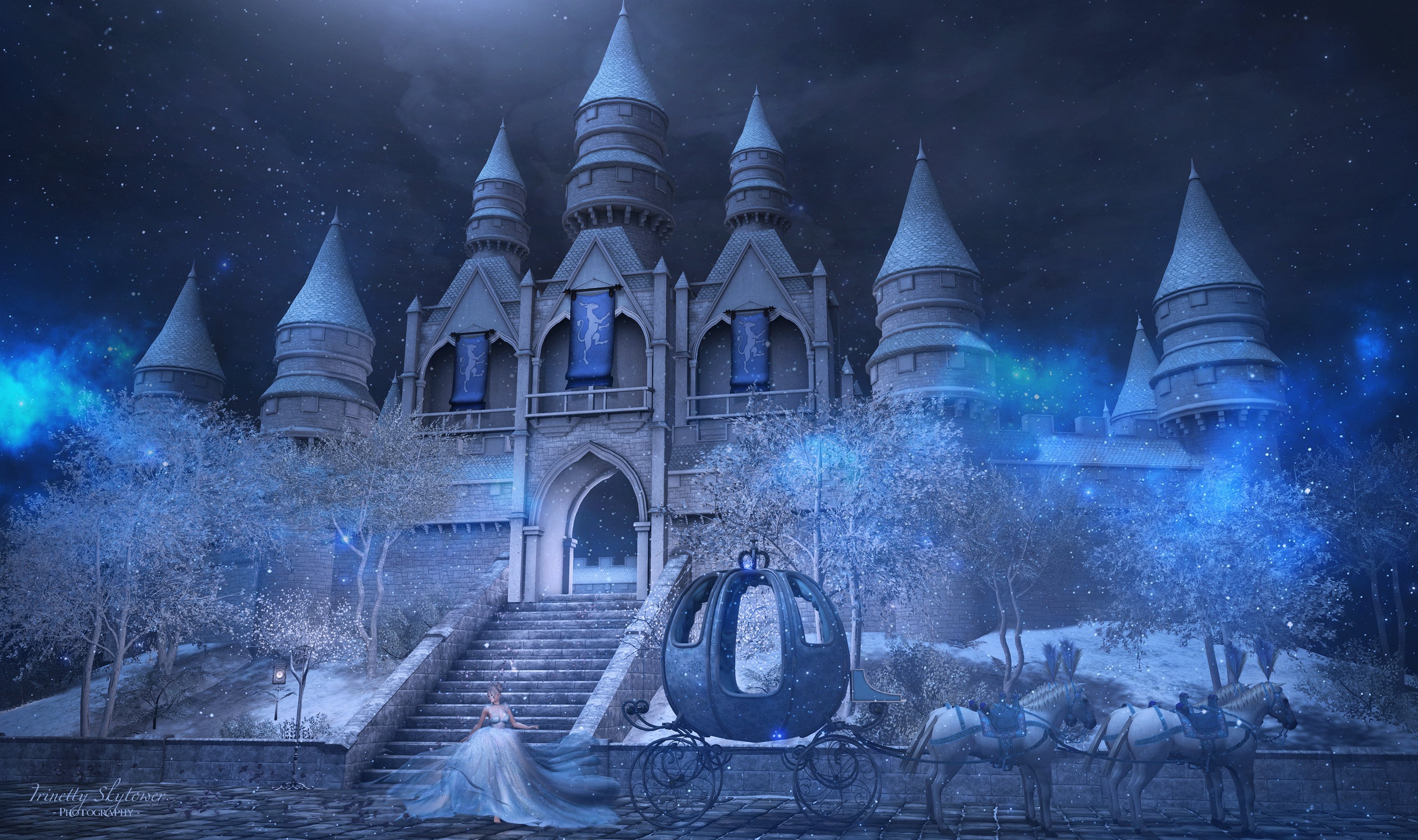 Королевство волшебных фей зимний дворец Дисней