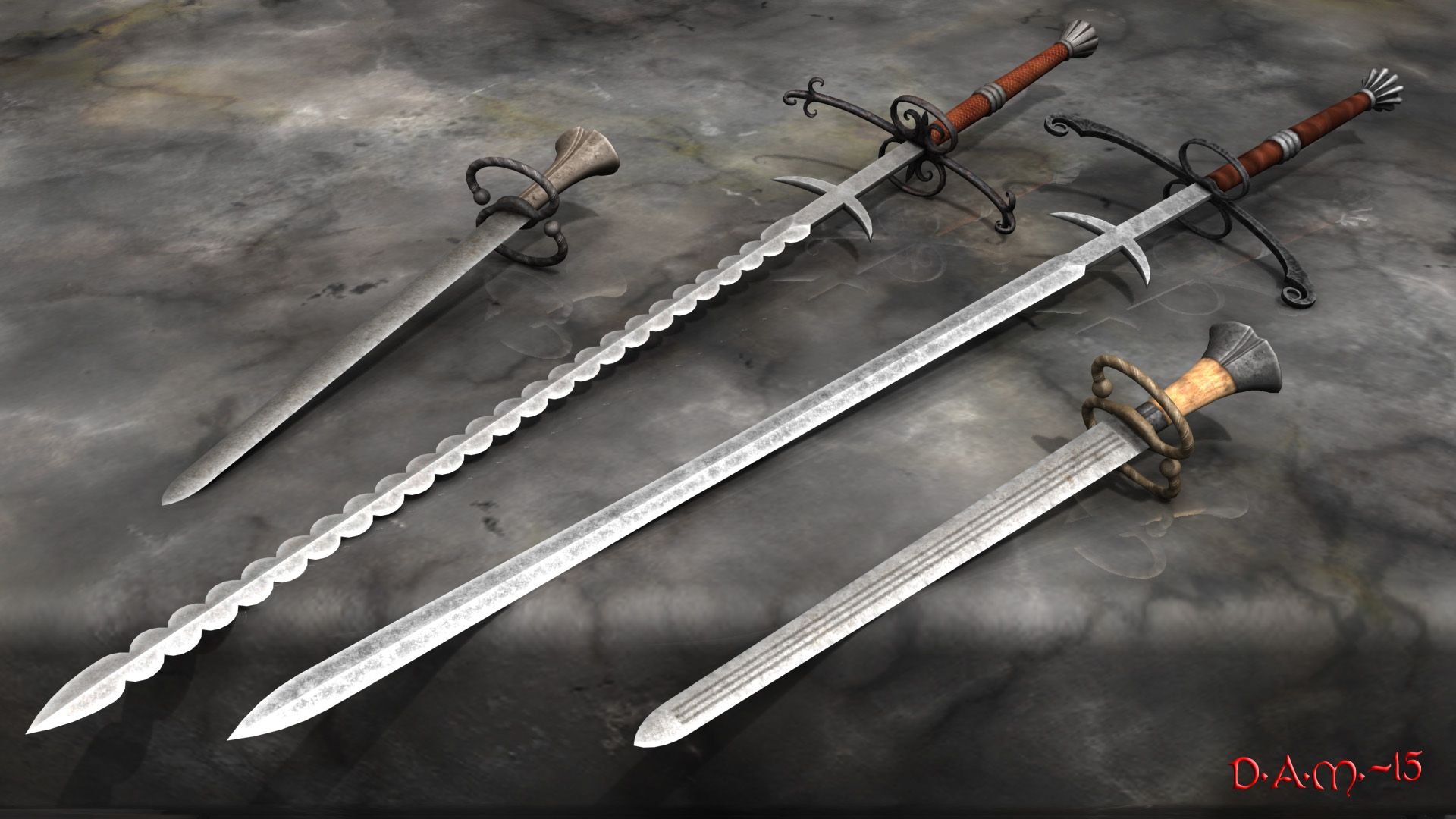 Средневековый меч.
