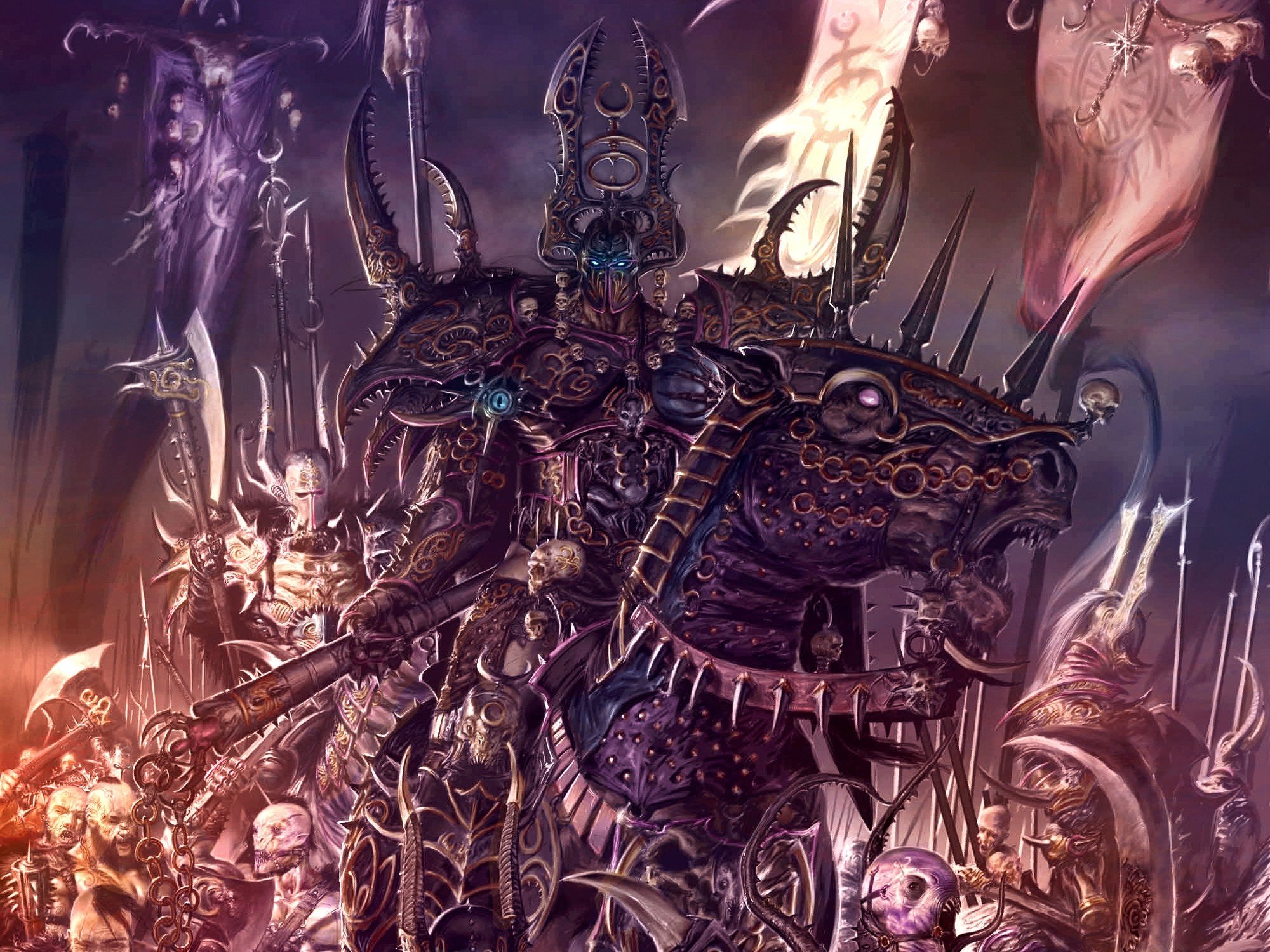 Slaanesh art - 🧡 Sorcerer of Slaanesh by albe75 on deviantART Warhammer fa...