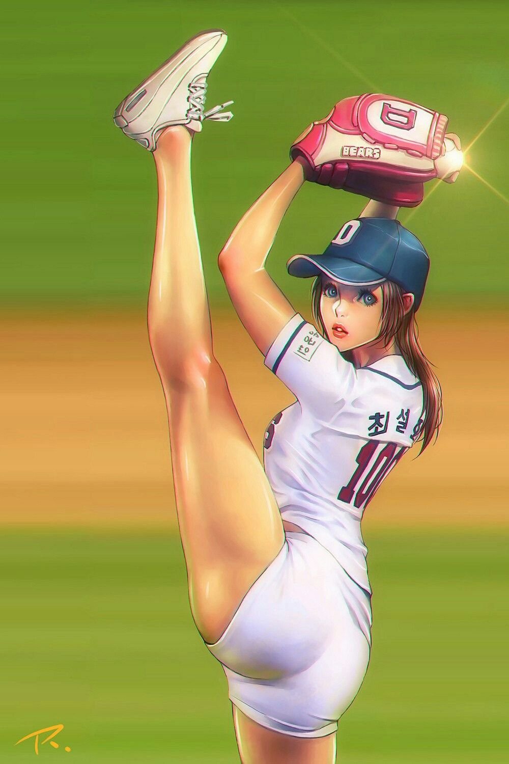 Бейсболистка аниме 