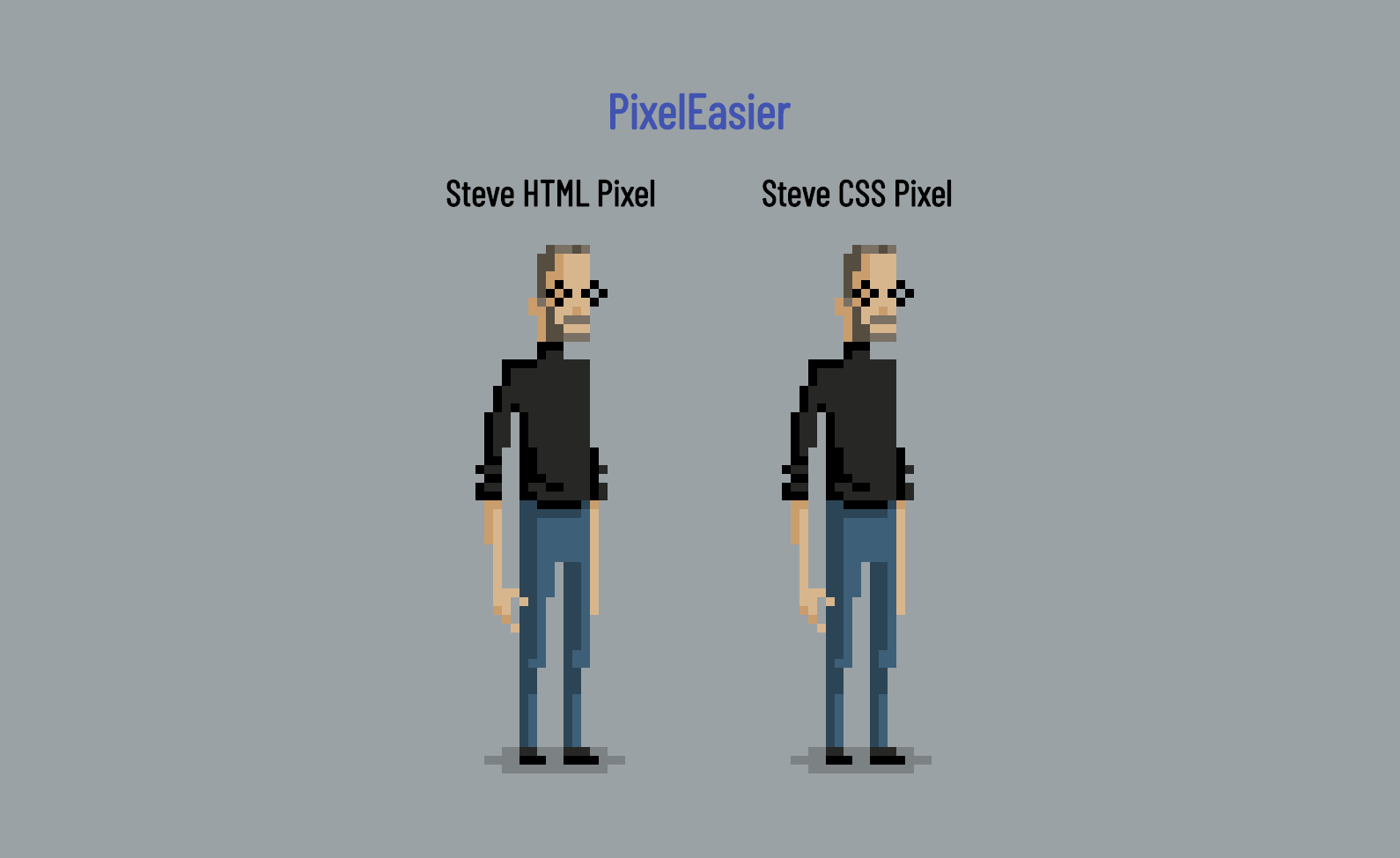Стив пиксель арт.