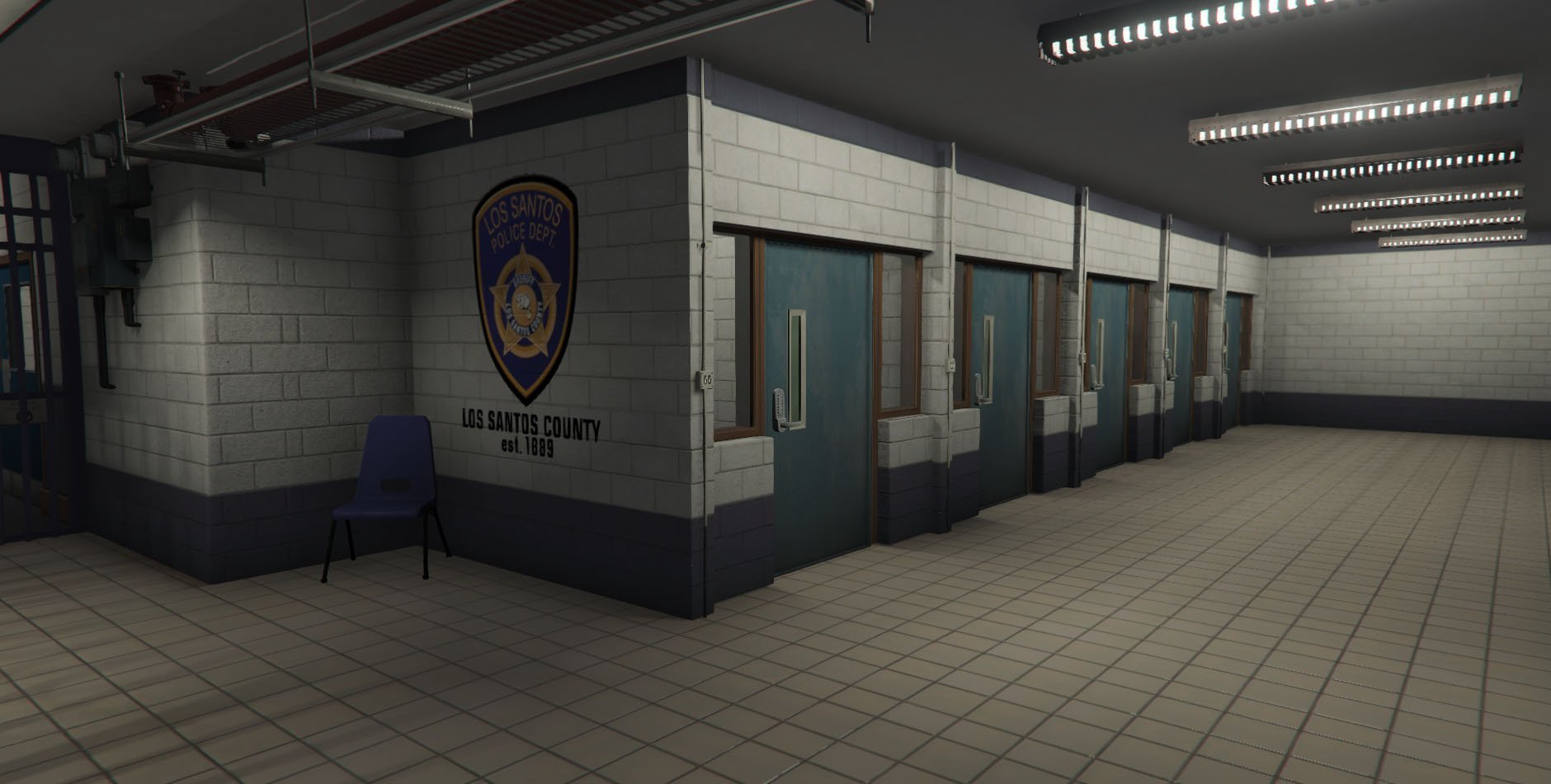 Полицейский участок интерьер