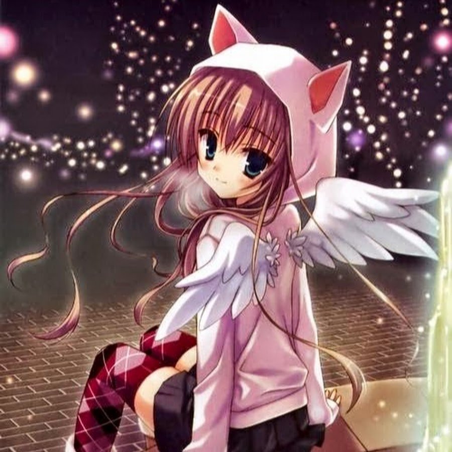 Кошка ангел аниме