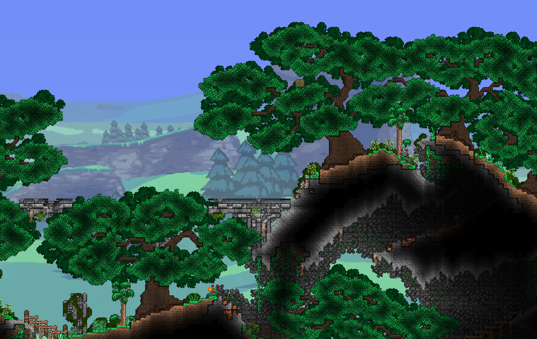 Surface forest terraria фото 90