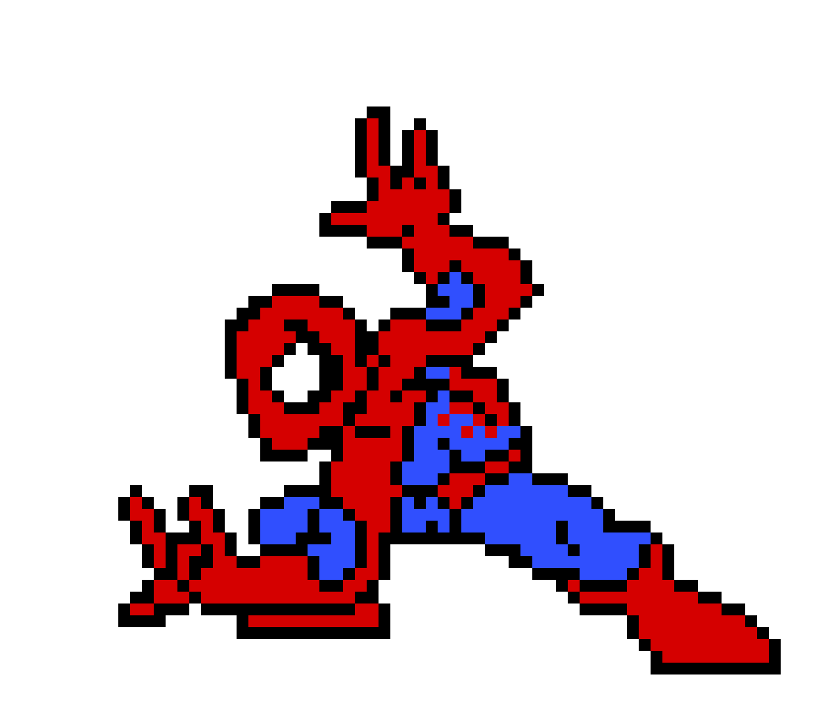 Человек паук пиксель арт - картинки, фото и рисунки.