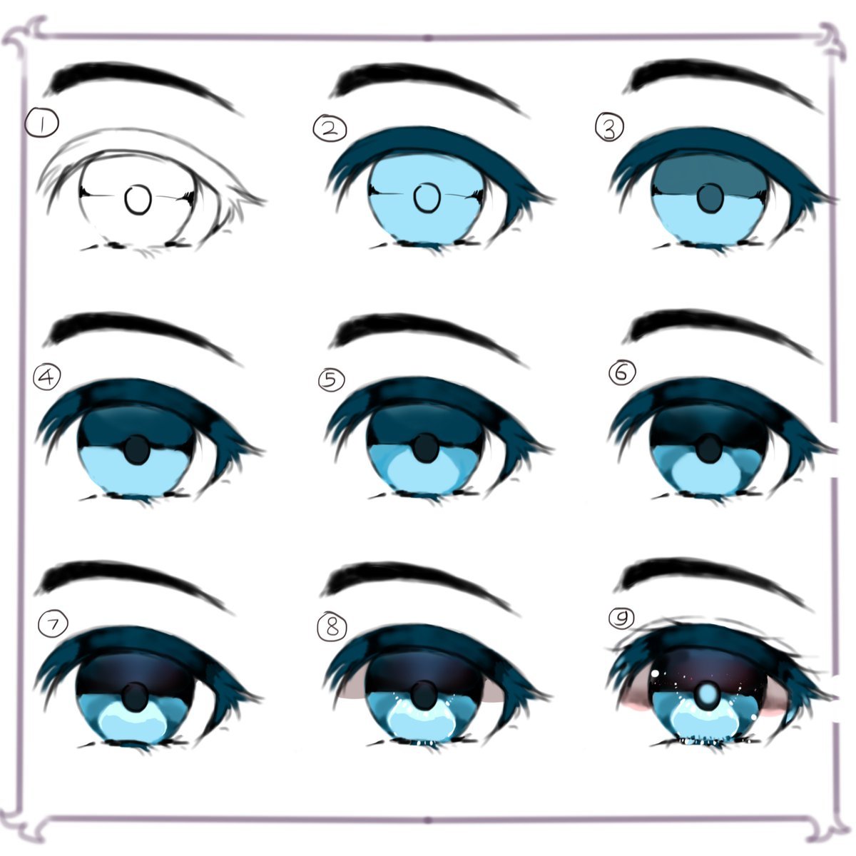 Глаза аниме персонажей - картинки, фото и рисунки.