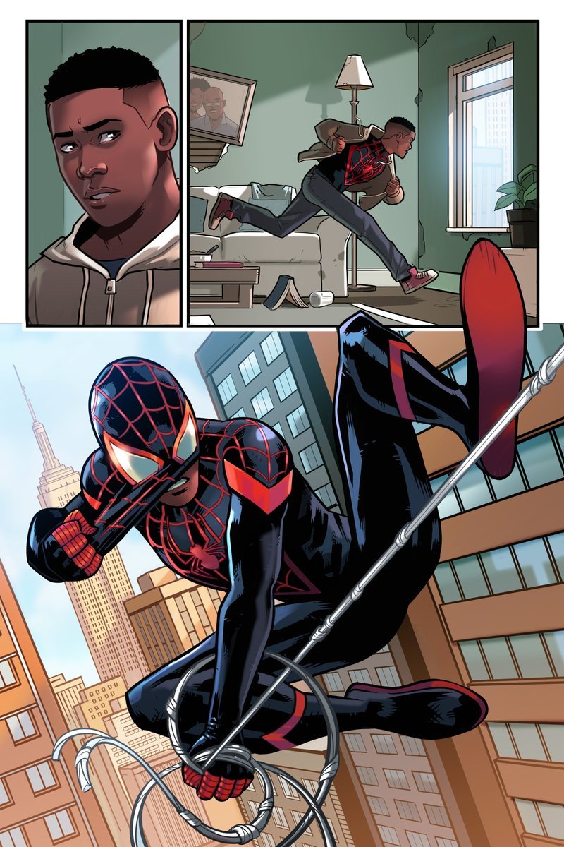 Miles morales Spider-man комикс.