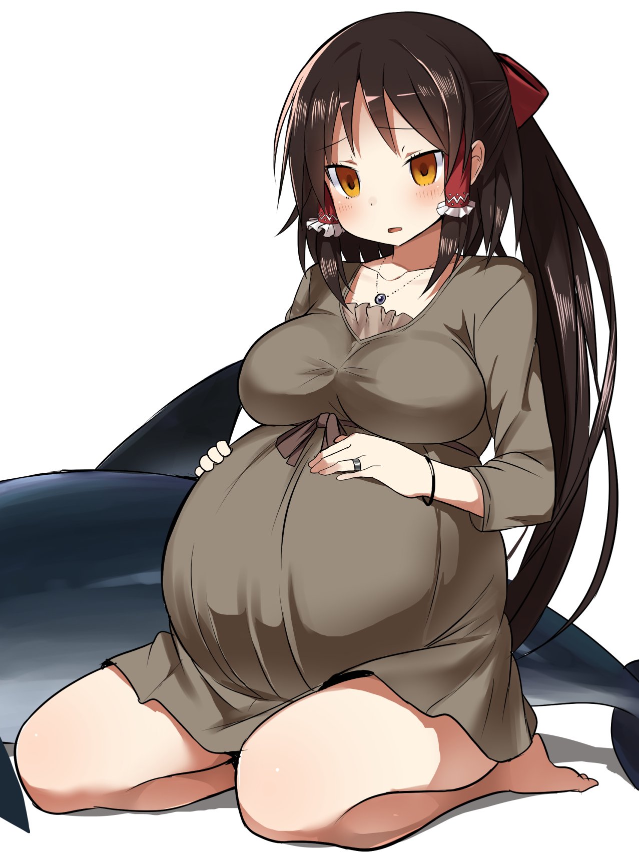 24. Сакуя Тохо беременная. 