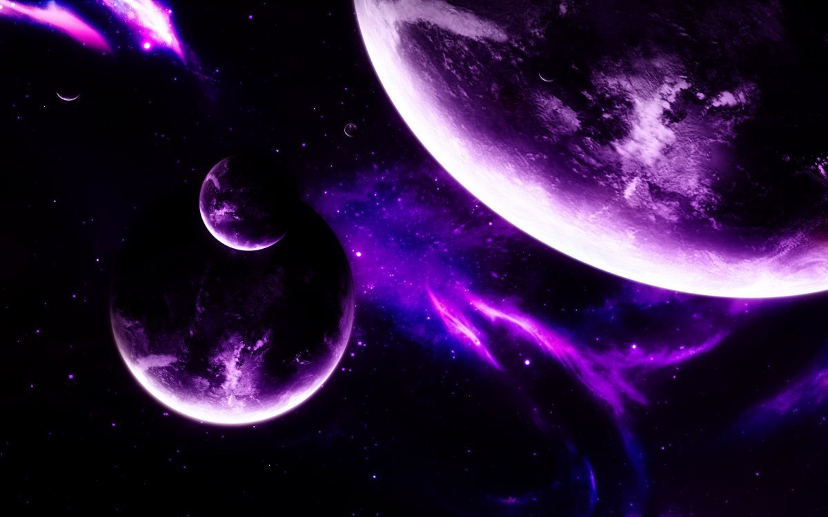 Фиолетовый космос.