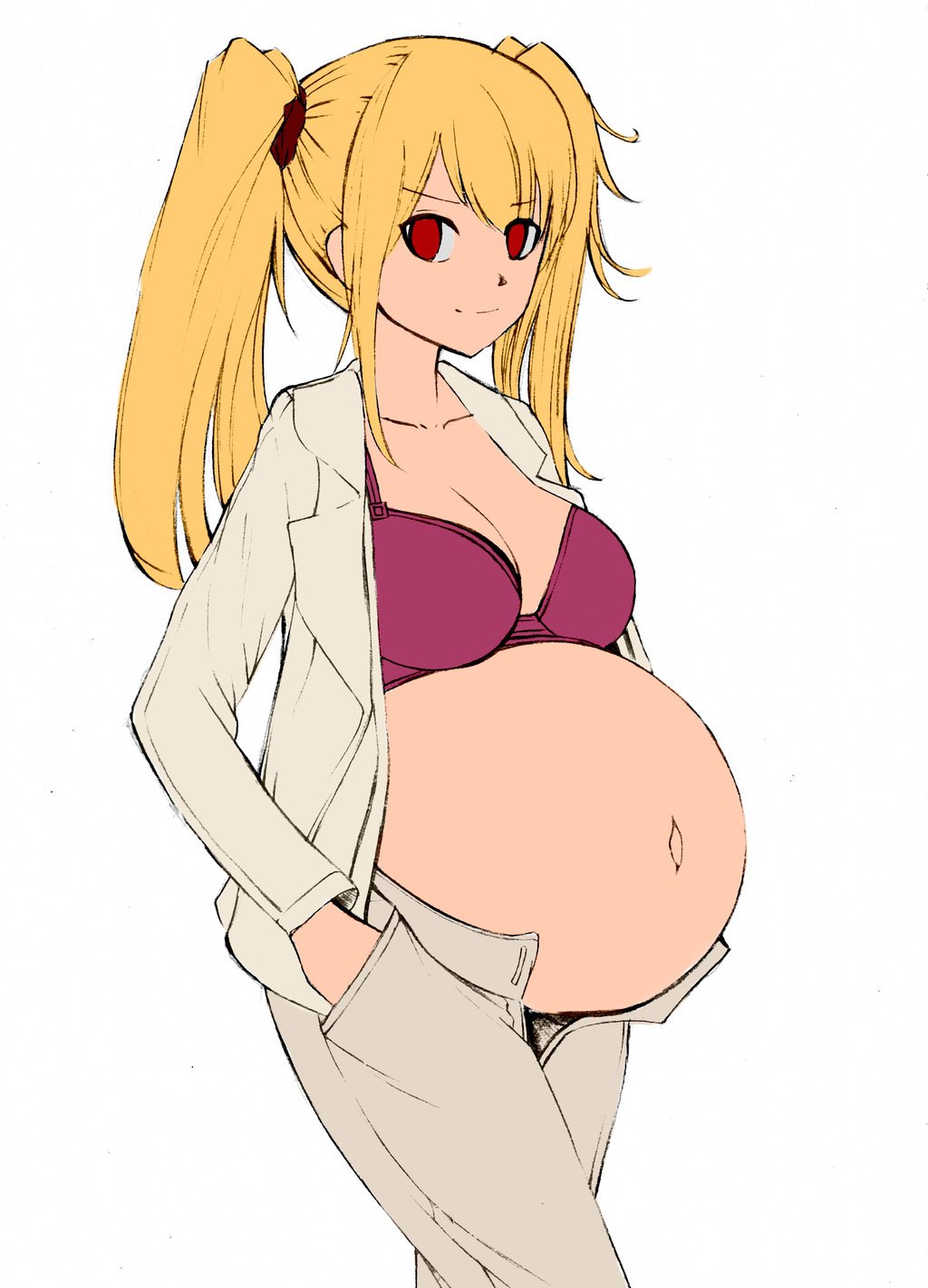 Беременные belly inflation аниме.