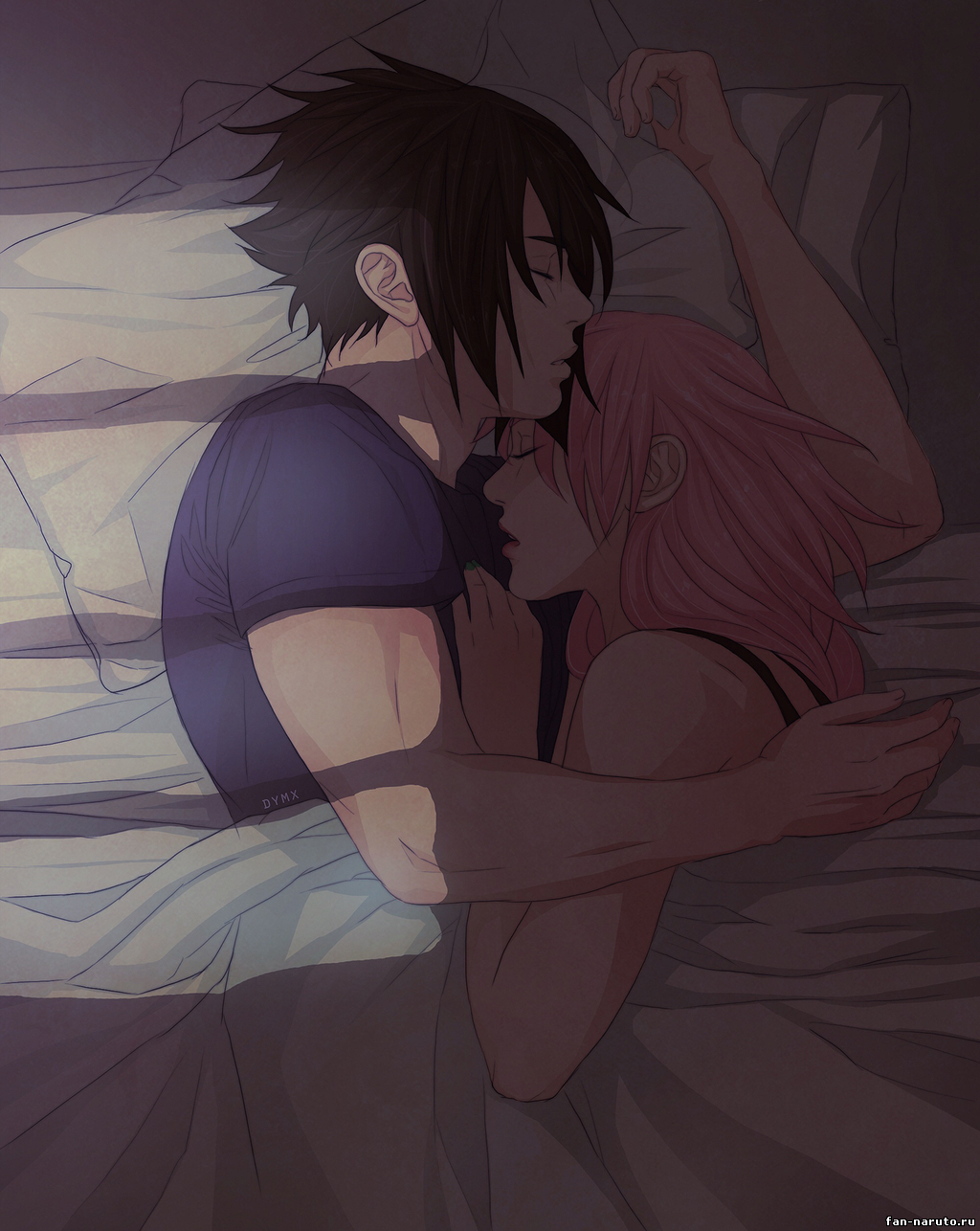 Сакура Харуно спит с Саске.