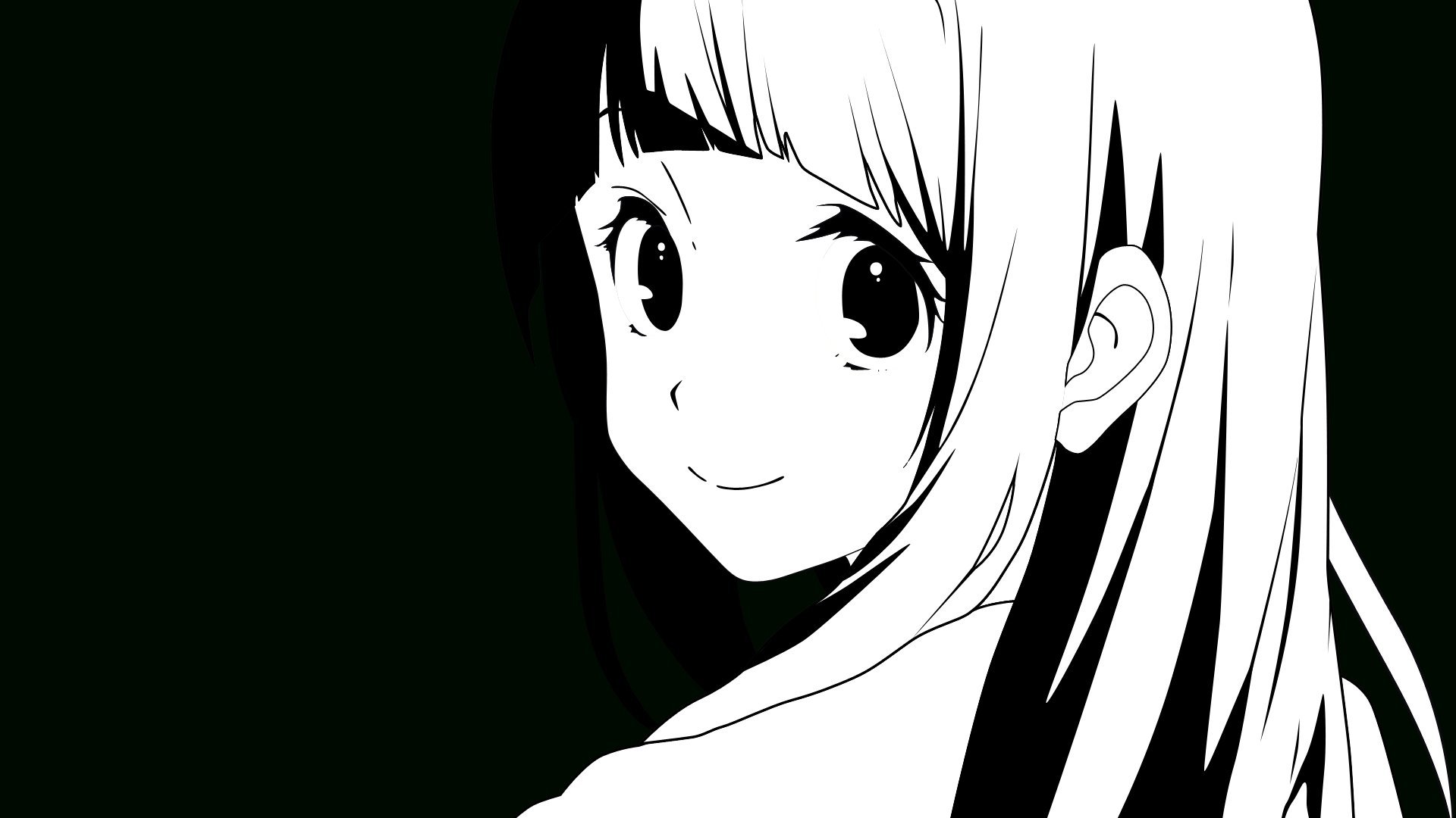 Garaga скачать обои черно белая аниме девушк - Mobile Legend