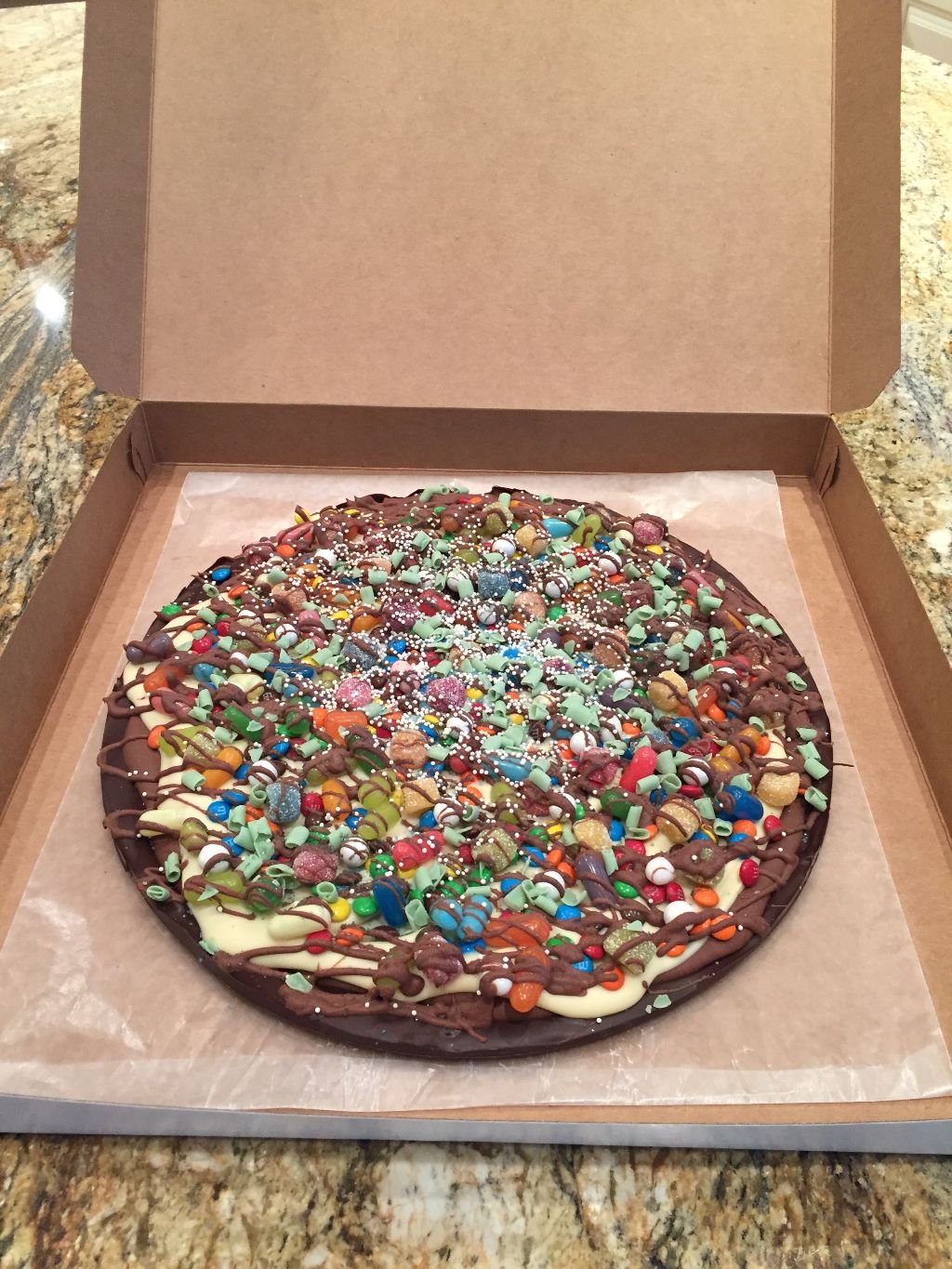 шоколадная пицца рецепт с фото в домашних фото 26
