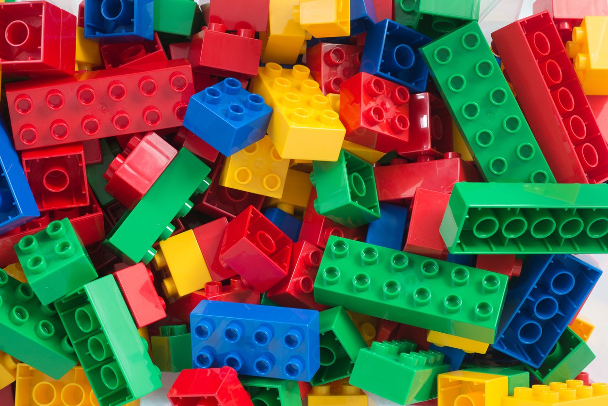 Лего кубики фон.