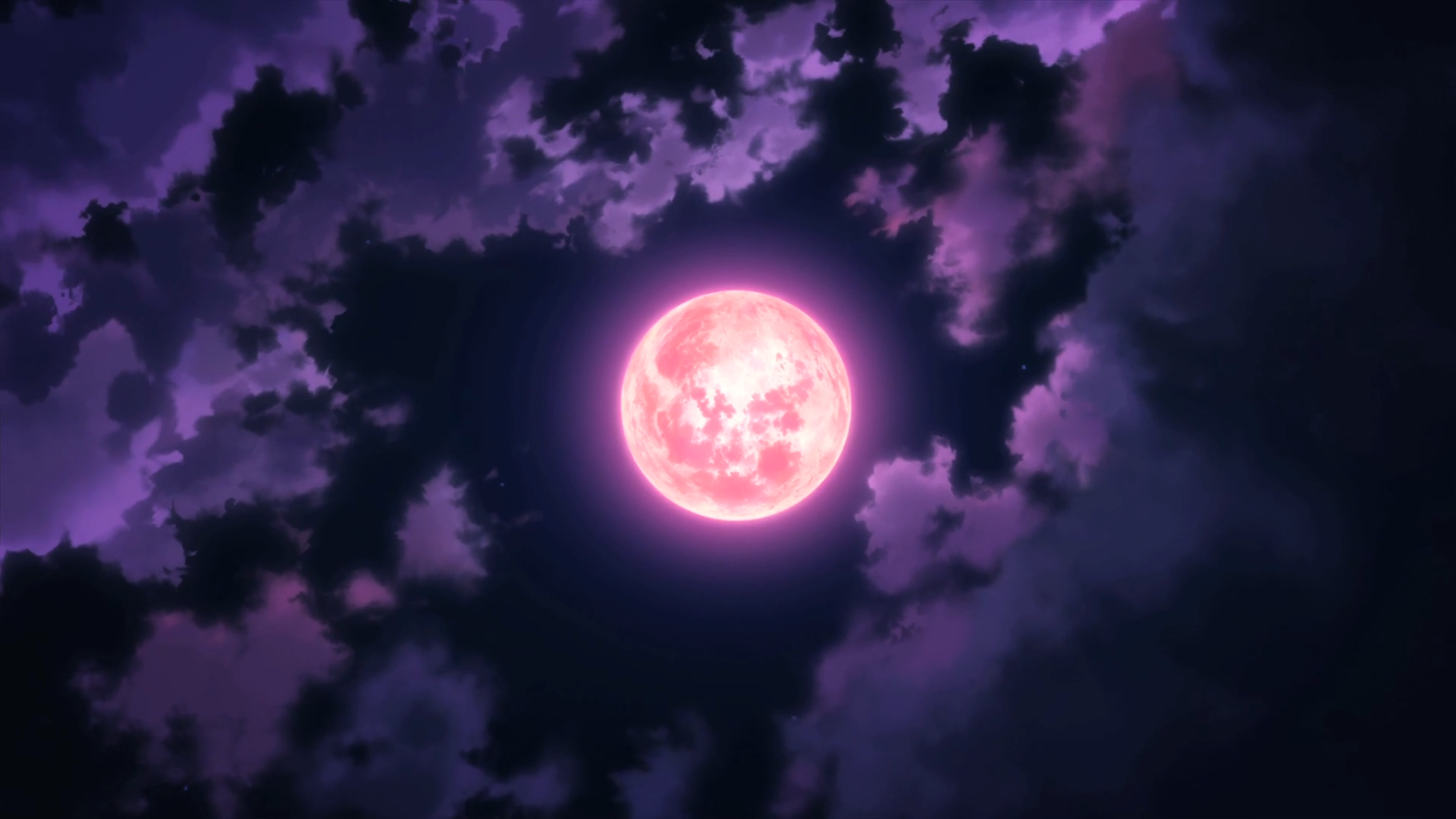 Красная Луна аниме Наруто - картинки, фото и рисунки.