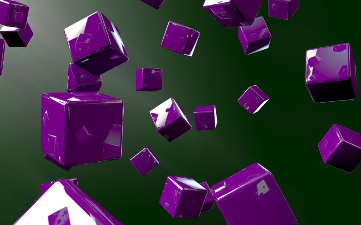 Фиолетовые Кубы
