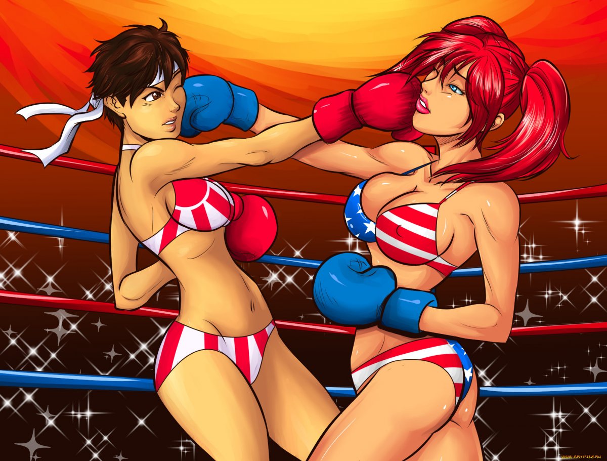Аниме бокс девушки.