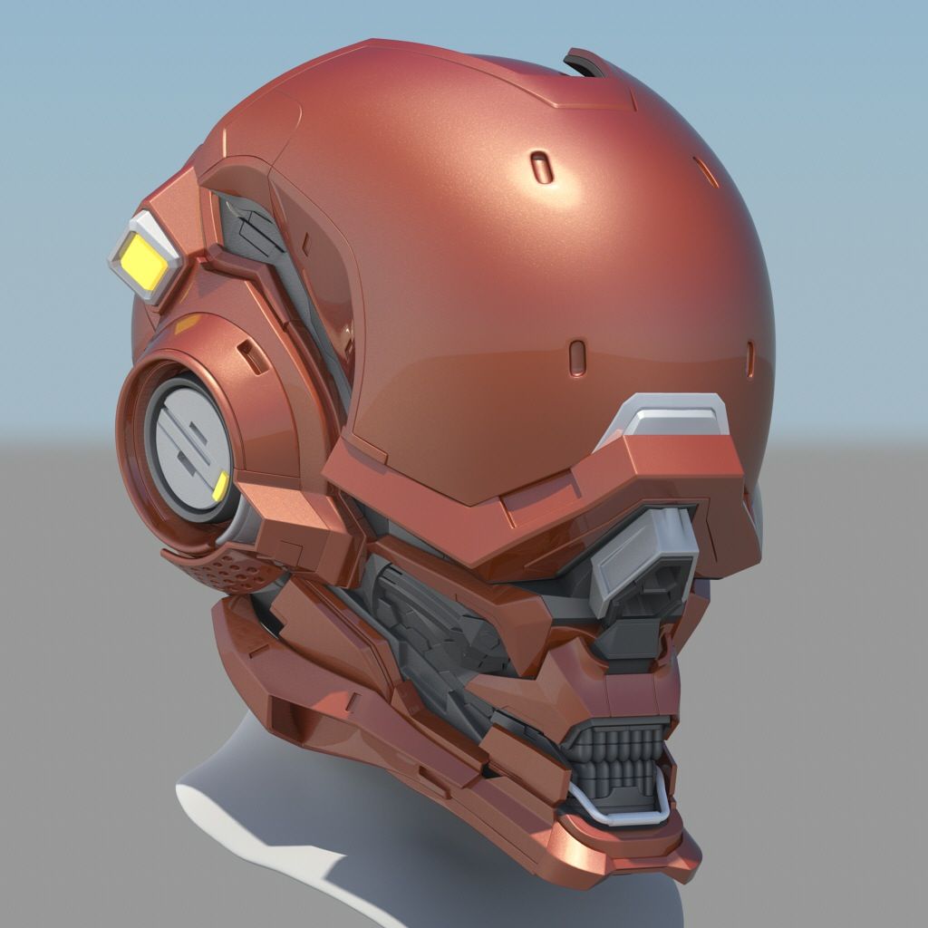 Halo шлемы Concept Art.