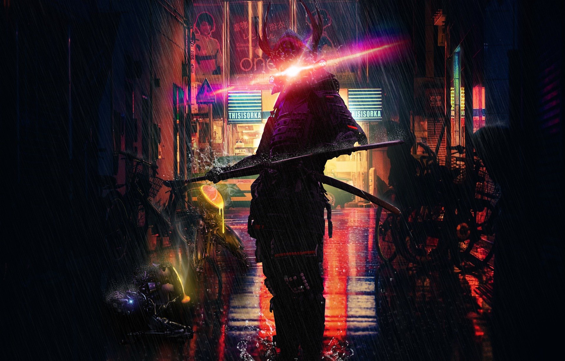 Cyberpunk live wallpaper android фото 101
