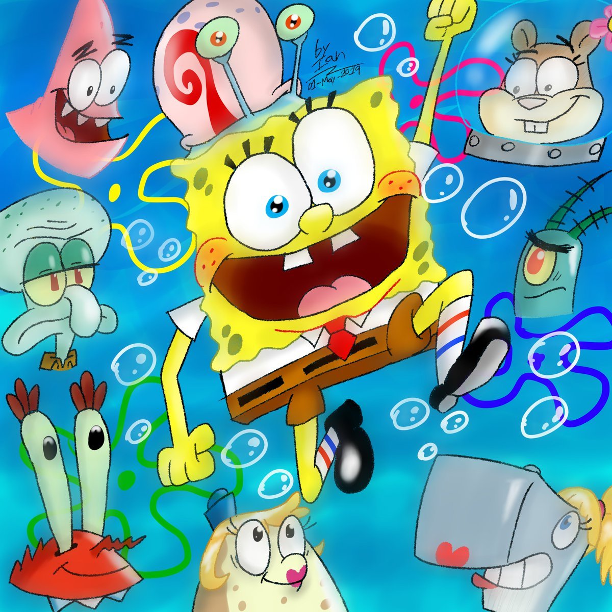 Spongebob Fan Art.