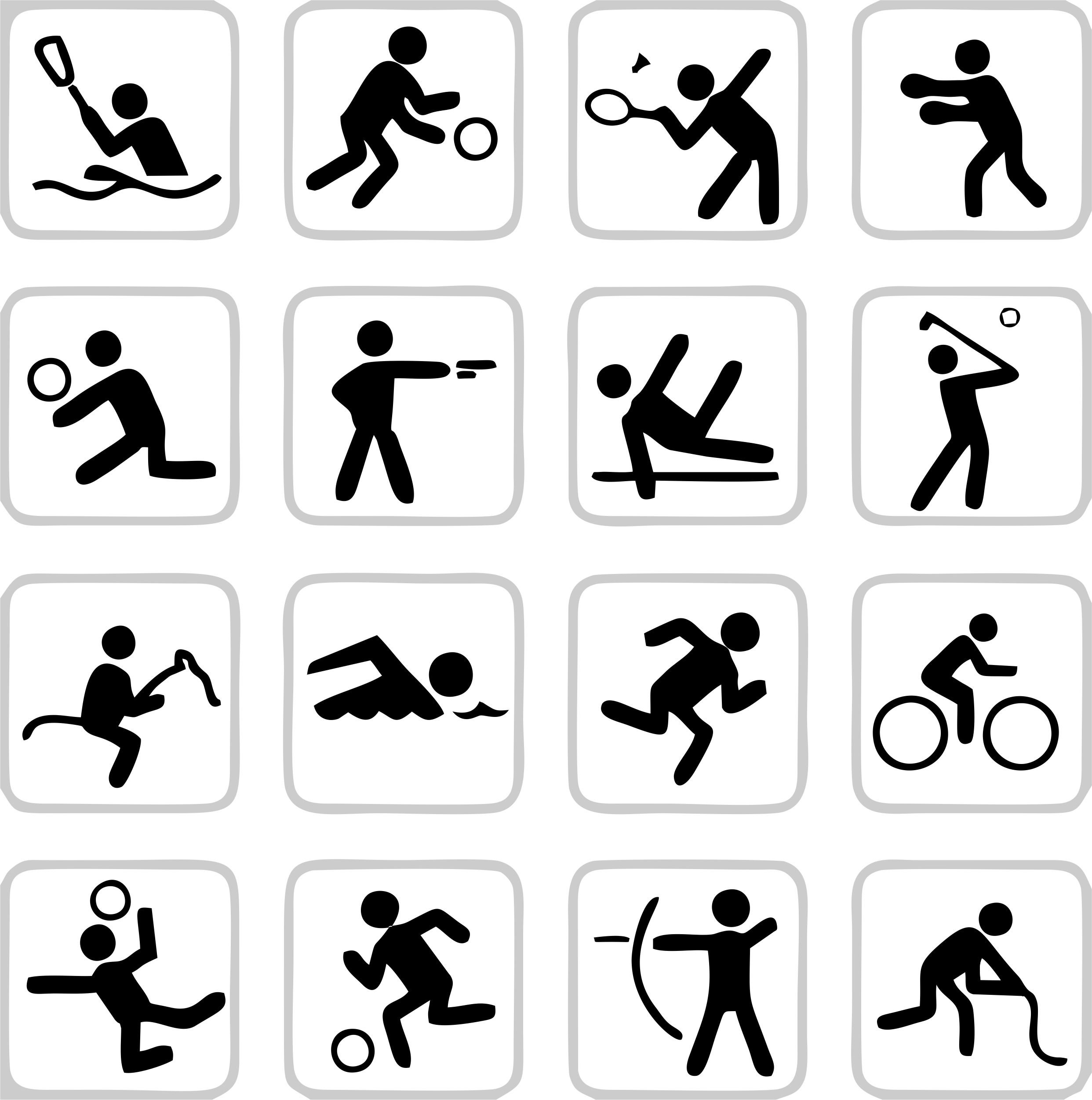 Символы видов спорта