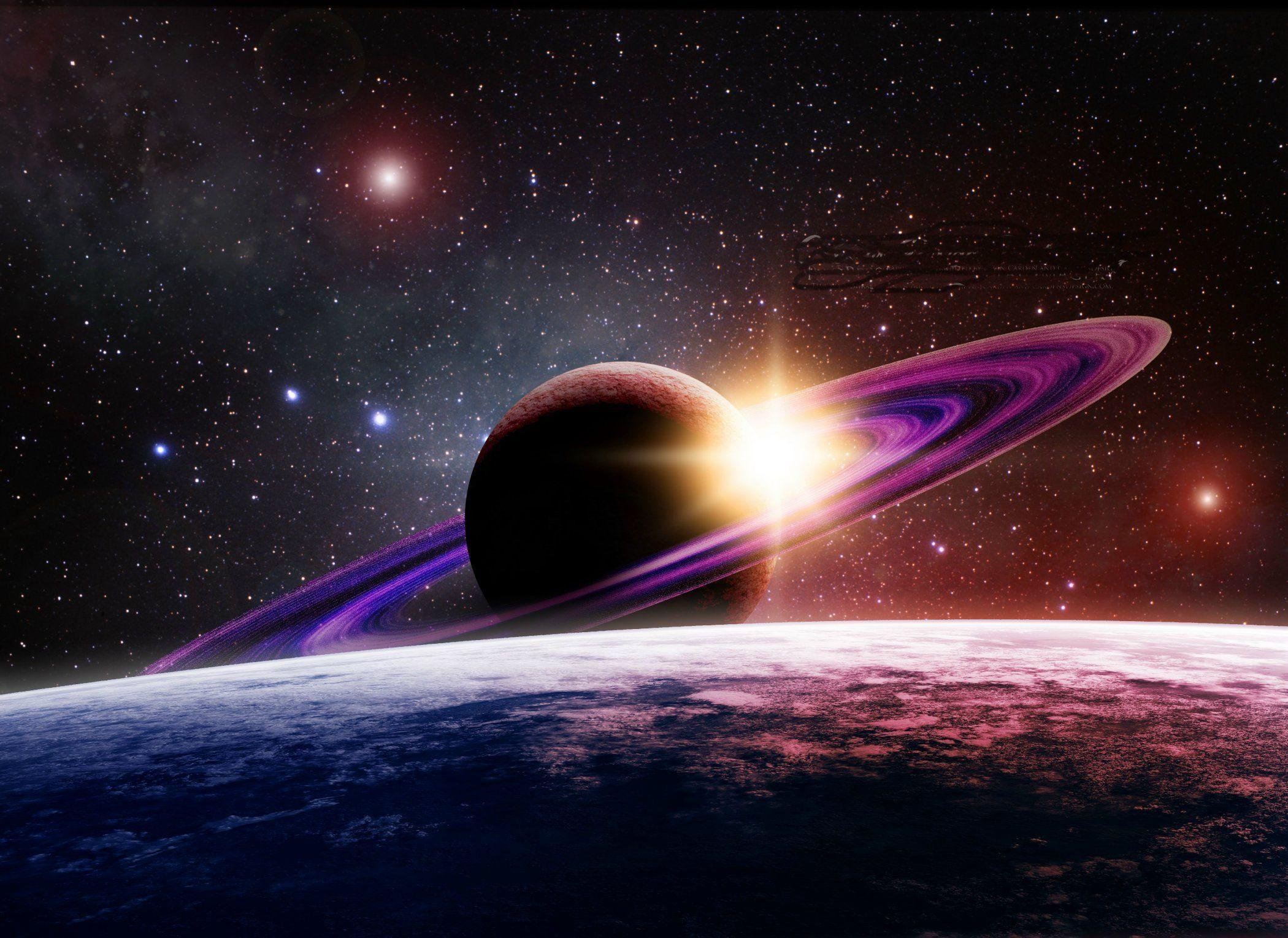 Saturno desde la tierra