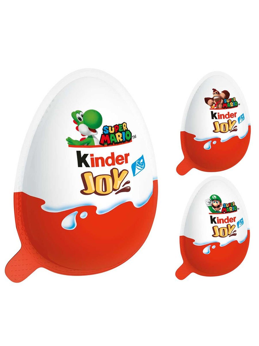 Яйцо kinder Joy super Mario