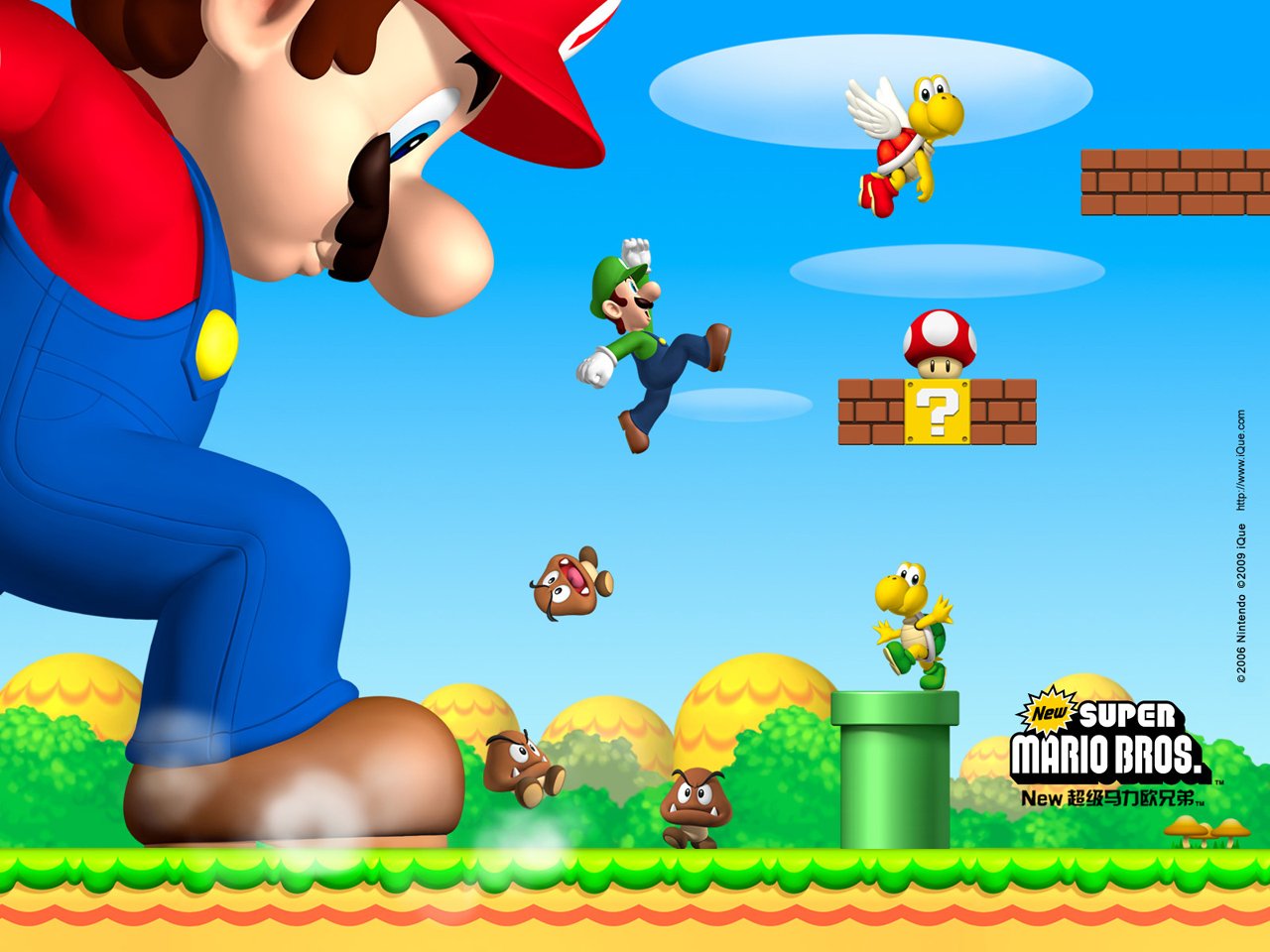 New super Mario Bros. Игра