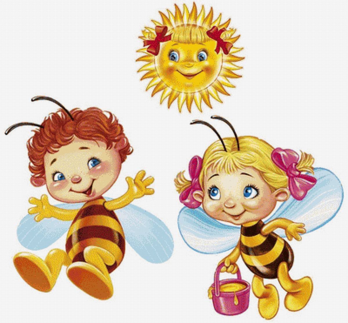 Пчелки красивые детские
