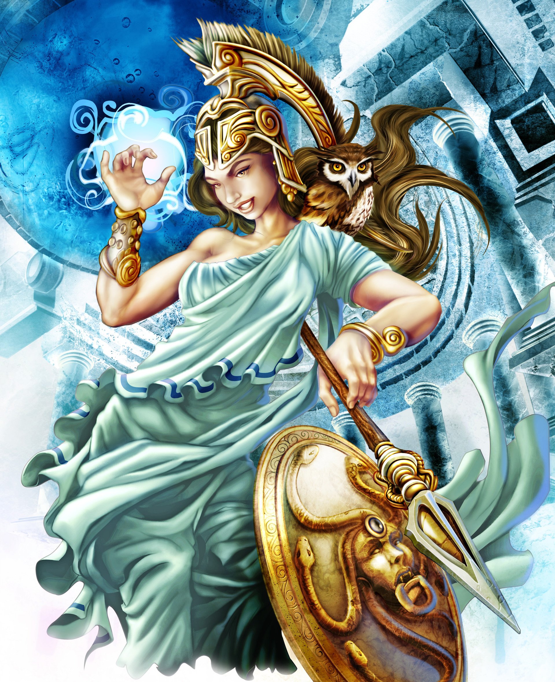 Богиня афина картинки 
